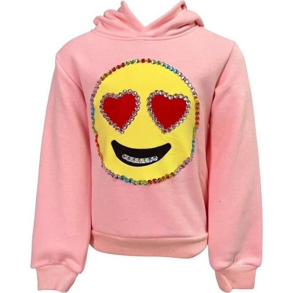 Pink Gemstone Heart Eyes Hoodie 💖😍✨